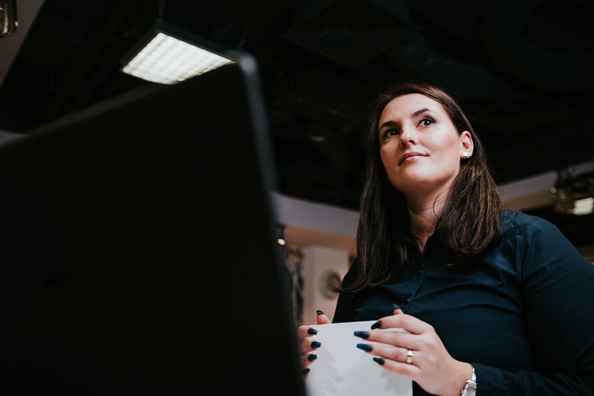 A planner working on a group program